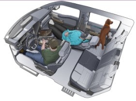 F-150 Lightning Interior Sketch 1